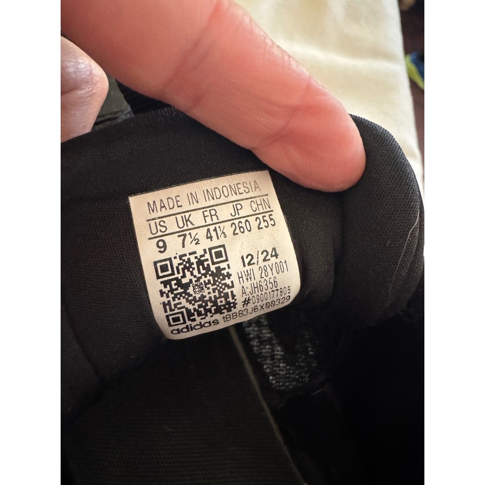 Adidas Cloudfoam Women Black White Running Shoes Size 9 - Picture 5 of 5